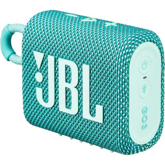 Parlante JBL Go 3 AAA portátil con bluetooth waterproof negro 110V/220V