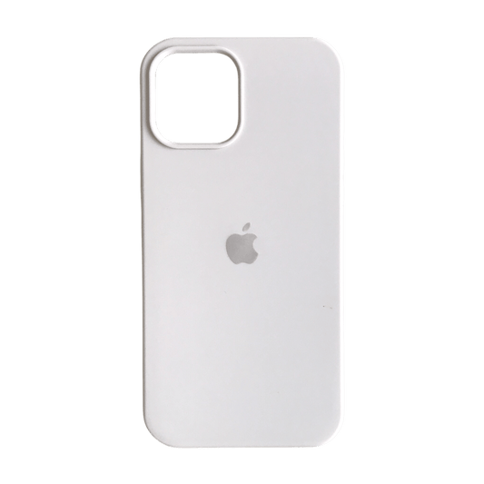 Silicone Case IPhone 15 pro Max Color Blanco