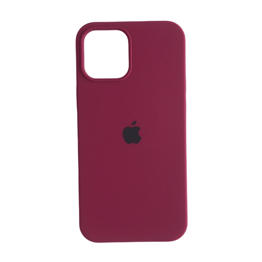 Silicone Case Iphone 14 Color Bordo